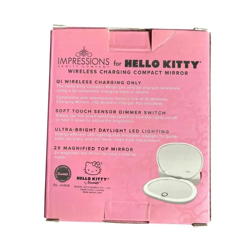 Impressions for Hello Kitty Wireless Charging Compact Mirror White